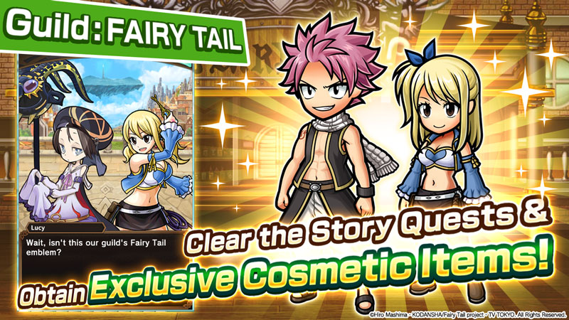 Real-Time Action RPG: Unison League Collaboration with the Highly Acclaimed  Anime “FAIRY TAIL” Begins! Special Spawn that Features Popular Mages Natsu,  Lucy and Others FREE Once a Day! 