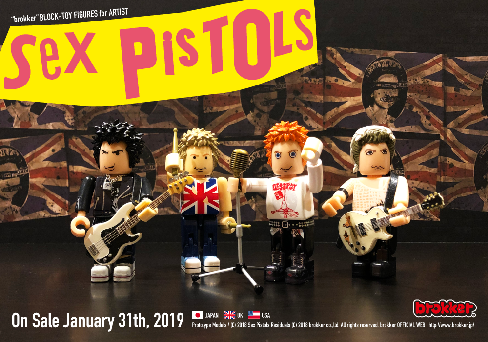 brokker Unveils UK's Punk Vanguard Figures of Sex Pistols