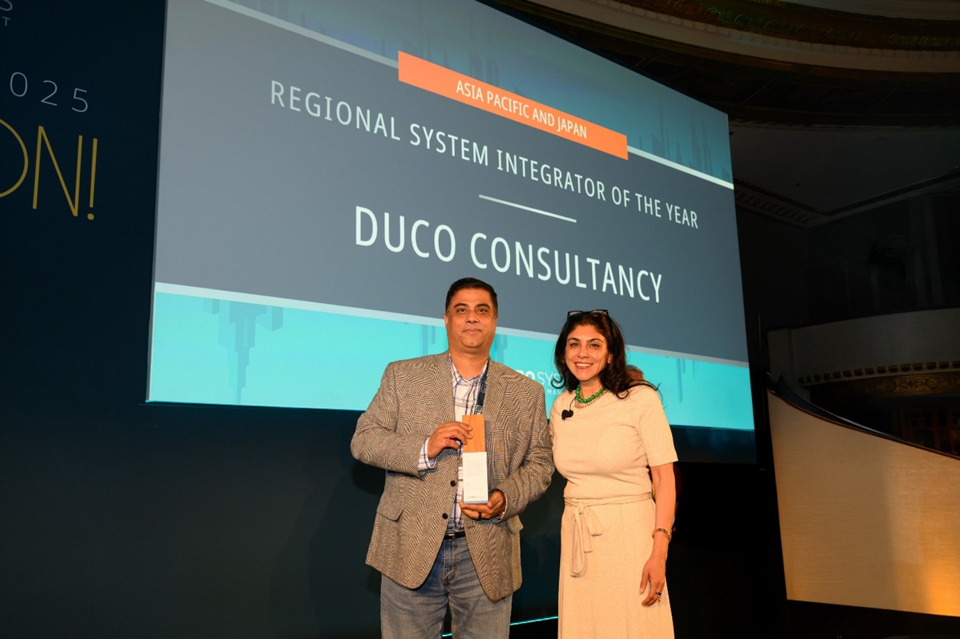 Duco Consultancy Honored as a “Regional System Integrator of the Year for Asia Pacific and Japan” by Stibo Systems Duco Consultancy Honored as a “Regional System Integrator of the Year for Asia Pacific and Japan” by Stibo Systems