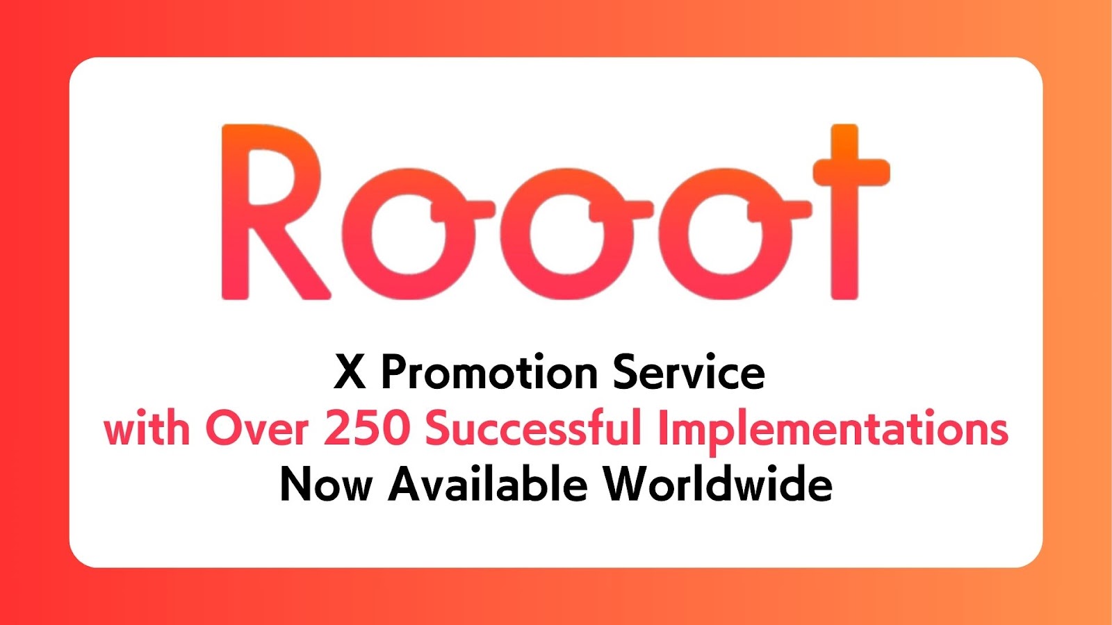 “Rooot” X (formerly Twitter) Promotion Service with Over 250 Successful Implementations in Japan Officially Launches Global Version: Achieves #1 U.S. Trend on X with Mobile Game Promotion